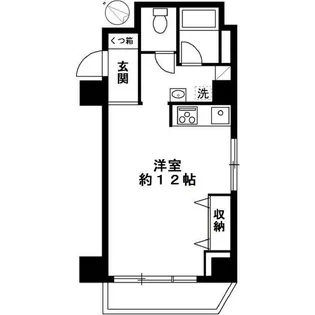 1Rの間取り画像