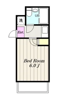 1Kの間取り画像