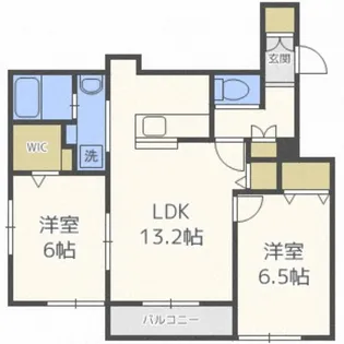 ティアラ【1階】の間取り