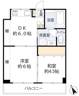 千葉マンション【4階】の間取り