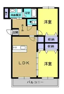 エストシャンブルII【2階】の間取り