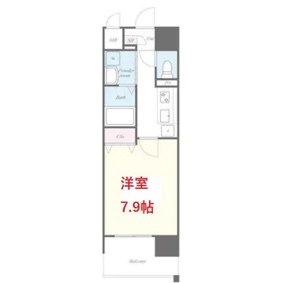 東京都大田区羽田4【マンション】の間取り