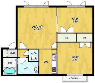 サンビアド【2階】の間取り