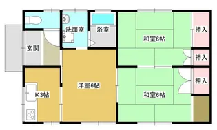 宮崎県都城市志比田町【一戸建】の間取り