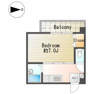 シャルマンハイムK2【2階】の間取り