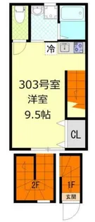 KAMAKU LIFE【3階】の間取り