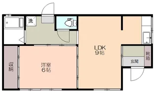 田中荘【1階】の間取り