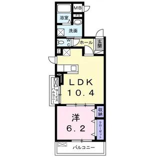 ゴールドスクエア【3階】の間取り