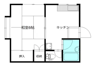 コーポブラウン【2階】の間取り