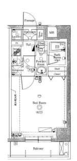 プレスタイル田端【7階】の間取り