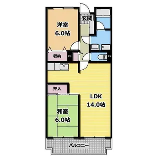 東京都葛飾区新宿3【マンション】の間取り