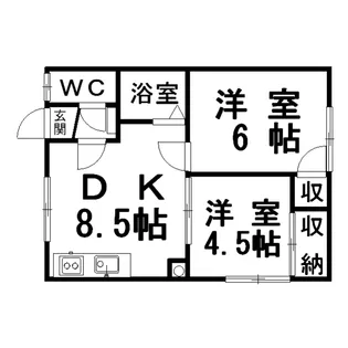 昭和ハイツ【2階】の間取り