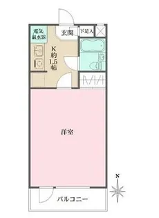 コーポ平町【3階】の間取り