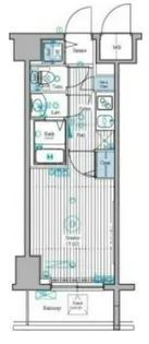 東京都新宿区新宿1【マンション】の間取り