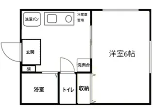 広島県広島市安佐南区大町東3【アパート】の間取り