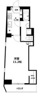ホワイトビル【4階】の間取り