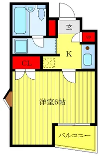 プレール椎名町【5階】の間取り