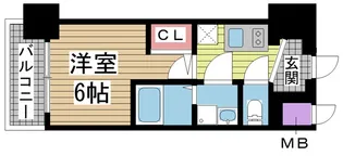 エスリード神戸大倉山ヒルズ【6階】の間取り