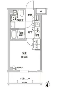 フレアージュ白金台【3階】の間取り
