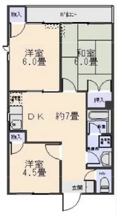 コーポ・タカ【1階】の間取り