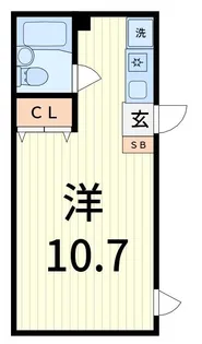 コスモアイズ2【2階】の間取り