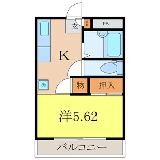 高崎マンション【2階】の間取り