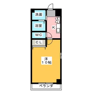 グローバルハイツ藤が丘【3階】の間取り