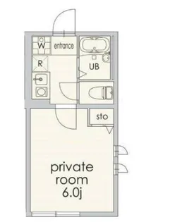 ヴィル中落合【2階】の間取り