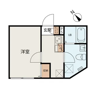 Preferred Akabane【1階】の間取り