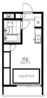 ラ・レジダンス・ド・グランドゥール【2階】の間取り