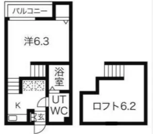マイライフ北仙台【1階】の間取り