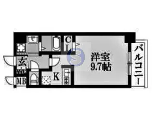 スワンズ京都大将軍【2階】の間取り