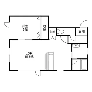 レジデンスセルシオ【1階】の間取り