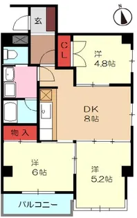ブルク六義園【2階】の間取り