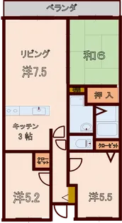 Fレジェンド【3階】の間取り