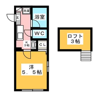 サーフライダー【2階】の間取り