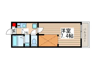 ブライトコート【1階】の間取り