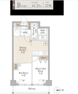 KDXレジデンス梅島【7階】の間取り