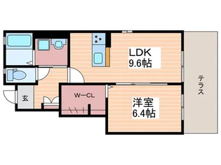 アールヴォーレ【1階】の間取り