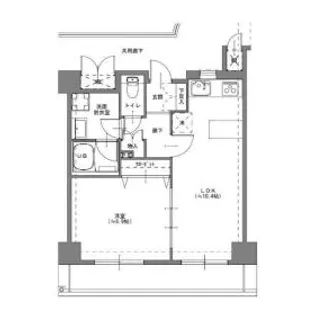 インプルーブ大塚【4階】の間取り