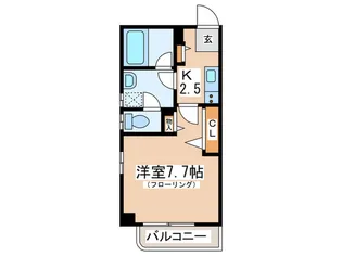 アドバンス茅ヶ崎【2階】の間取り