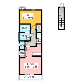 ベル・コリーナ【2階】の間取り