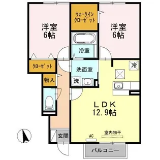 シルビア【1階】の間取り