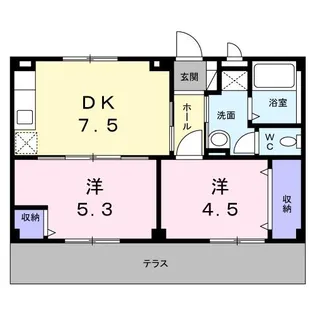 グレイス21【1階】の間取り