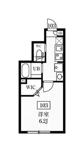 ミハス四谷三丁目【1階】の間取り