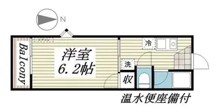メゾン荒木【2階】の間取り