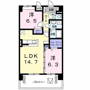 ティエラ フェリス【3階】の間取り