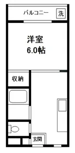 コーポ田中【2階】の間取り