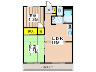 メゾン立川【2階】の間取り