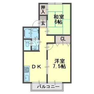 エルパセオIII【2階】の間取り